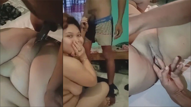 Undressed Wife Having Sex With One Guy Recorded Mms