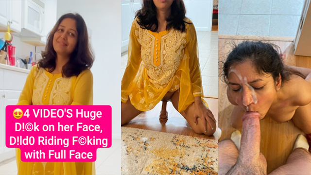 Desi Wife Dildo Face – Huge Dick Riding Loud MMS