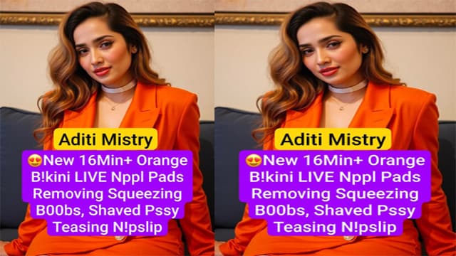 Leaked Orange Bikini Aditi Mistry Nudes Fuck Viral
