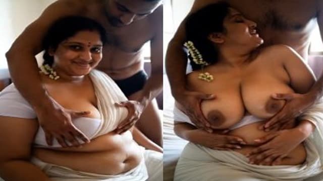 Milf mom son boobs pressing HD porn video