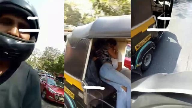 Desi Rickshaw Sex – Traffic Jam Viral MMS