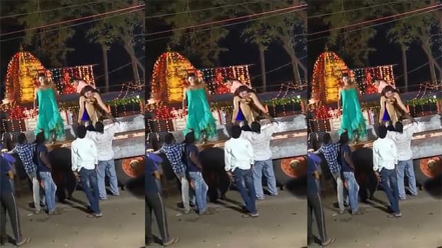 Horny Naked Girl Road Dance Viral Exposed