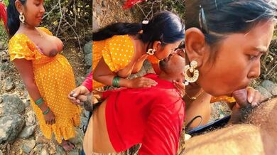 Tamil Bhabhi Giving Blowjob – Her Lover In The Forest Free