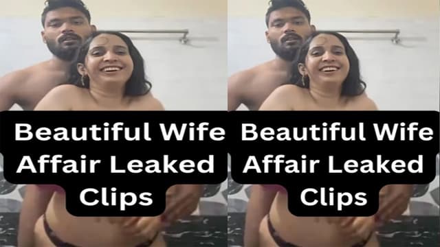 Beautiful Wife Affair Giving Deepthroat Blowjob And Having Fun Video