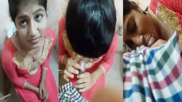 Desi Mallu Babe Deepthroat Sucking Big Cock MMS