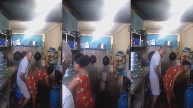 Old Man Quick Fucking On Kitchen HD