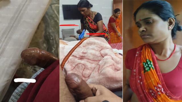 House Owner Cock Masturbating Watching Infront Of Maid
