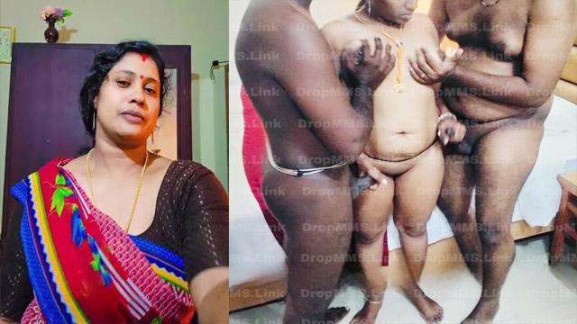Theni Cuckold Wife Shared Deep Inside Threesome